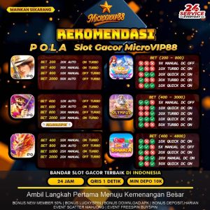 Read more about the article Pola Slot Gacor MicroVIP88 – MICROGROUP88: Main Disini!
