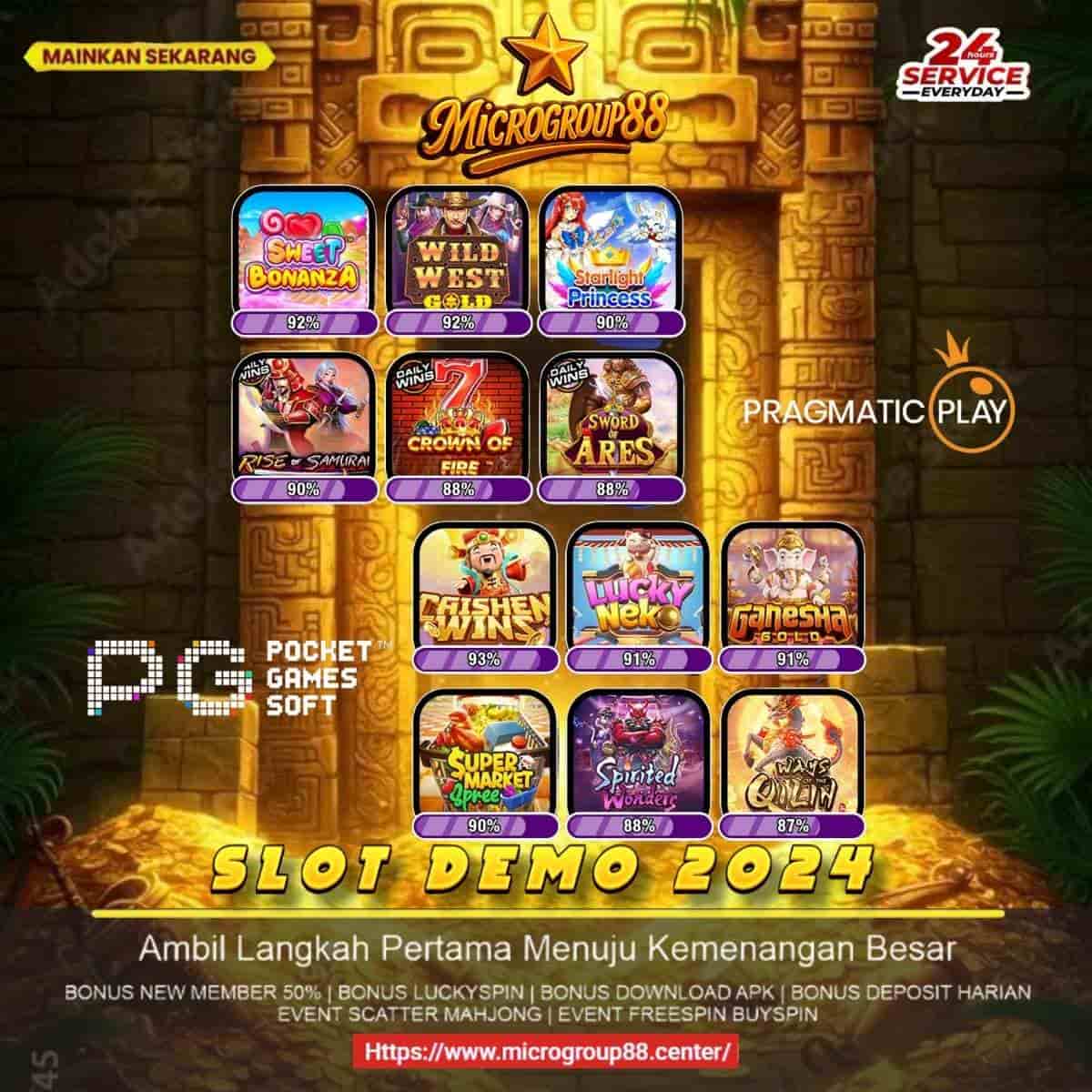 Read more about the article Slot Demo 2024 MICROGROUP88 – Download Slot Gratis Terbaru !