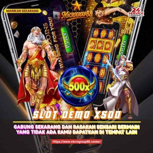 Read more about the article Slot Demo X500 di MICROGROUP88 – dengan Peluang Menang Besar